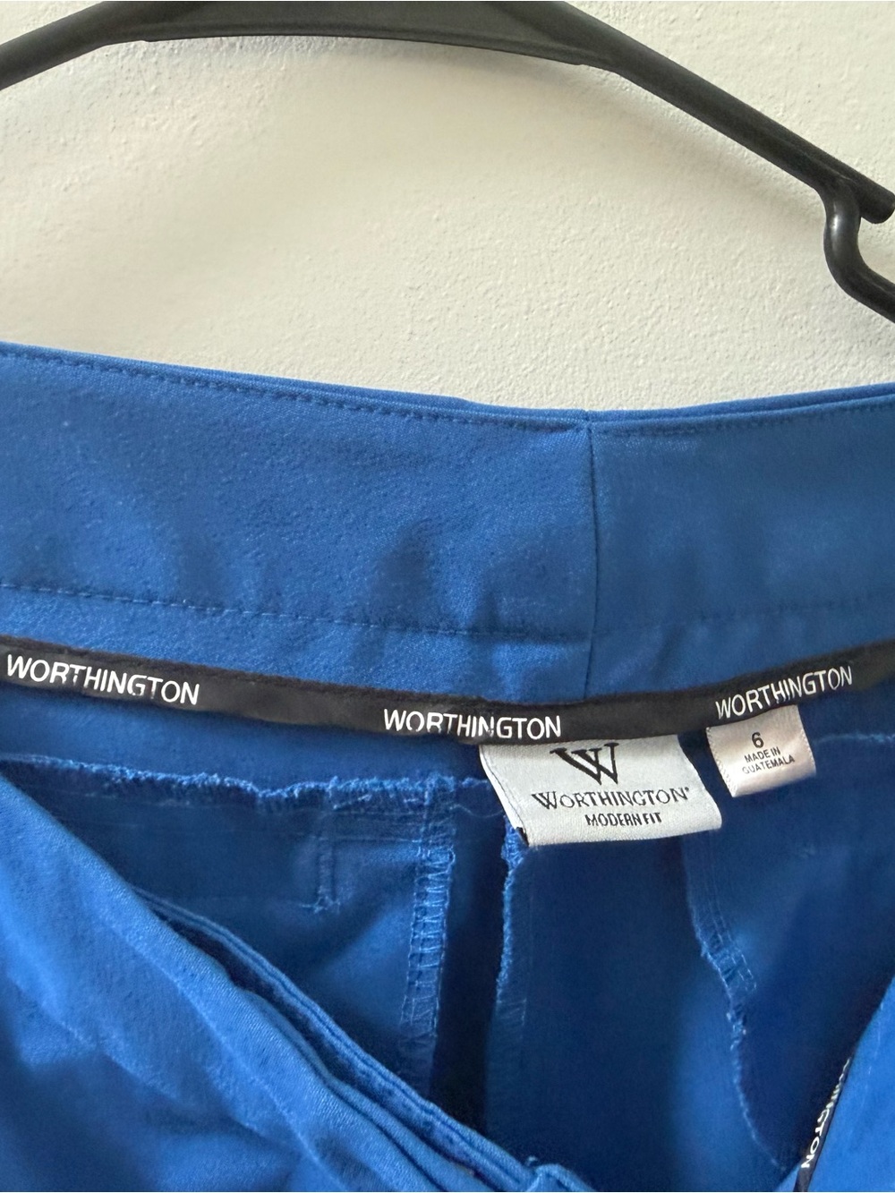 Women’s Royal Blue Chino Pants - Modern Tailored Fit - Picture 2 of 5